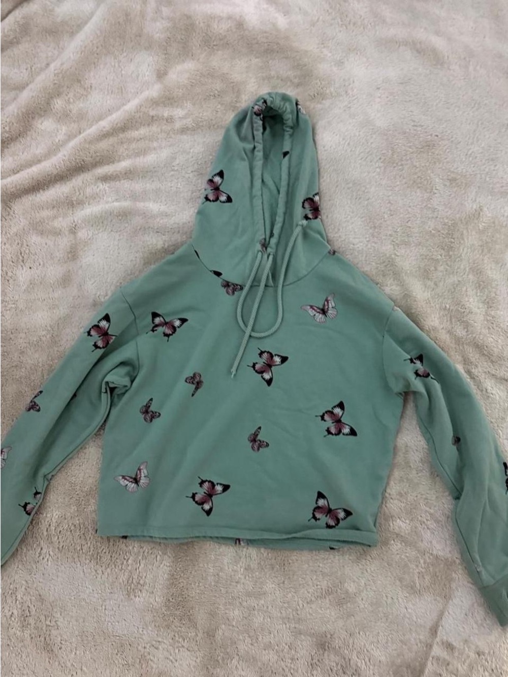 Green Butterfly Hoodie
